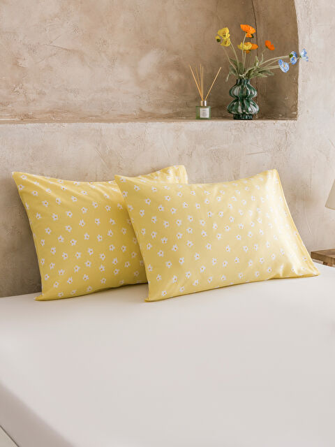 LCW HOME Puantiye Desenli Pamuklu Yastık Kılıfı 2'li 50x70 cm - S60954Z8-F9C