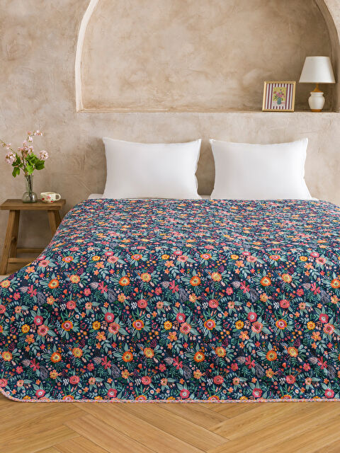 LCW HOME Desenli Çift Kişilik Yatak Örtüsü 200x220 Cm - S61001Z8-F9C