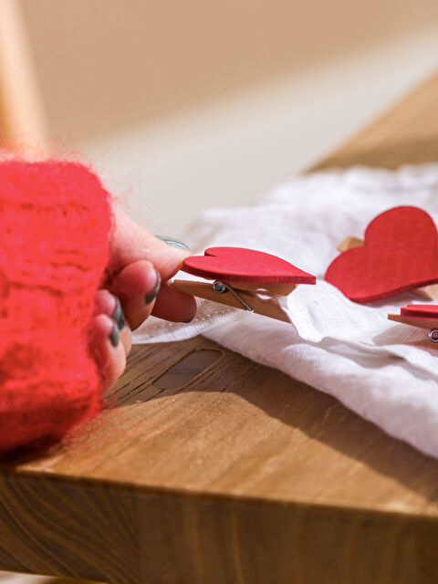 LCW ACCESSORIES Kalp Figürlü Mandal 6'lı - S61058Z8-F9C