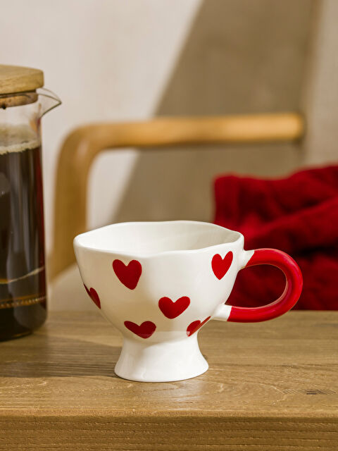 LCW HOME Kalp Baskılı Seramik Kupa 250 ml - S61085Z8-J5E