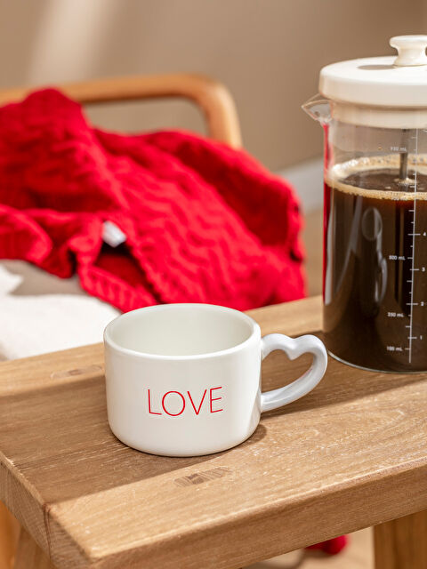 LCW HOME Love Yazı Baskılı Seramik Kupa 175 ml - S61086Z8-F9C