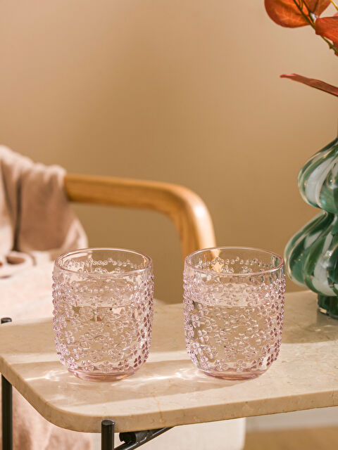 LCW HOME Desenli Cam Su Bardağı 2'li 290 ml - S61119Z8-LSZ