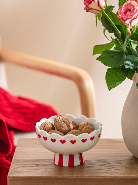 LCW HOME Kalp Baskılı Seramik Kase 13 cm - S61144Z8-M0T