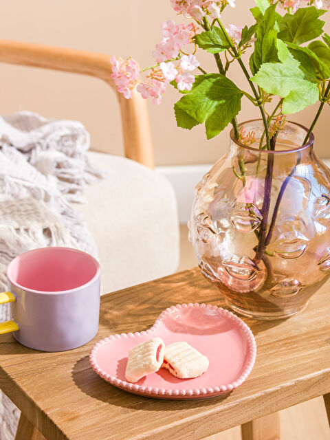 LCW HOME Kalp Figürlü Seramik Tabak 17 cm - S61146Z8-LSZ