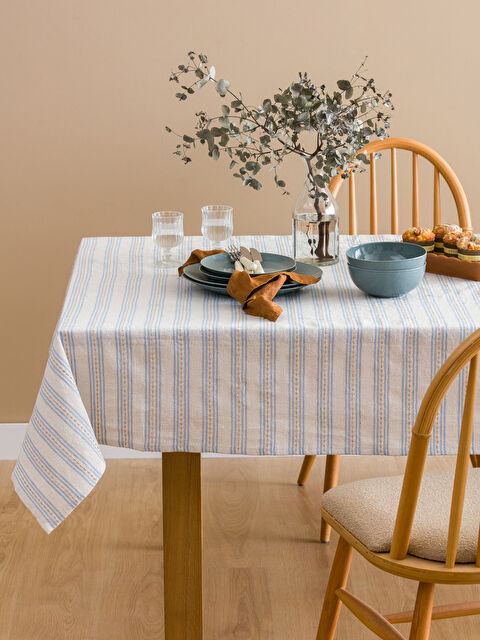 LCW HOME Prugasti Vezeni Stolnjak 140x180 cm - S61304Z8-YX0