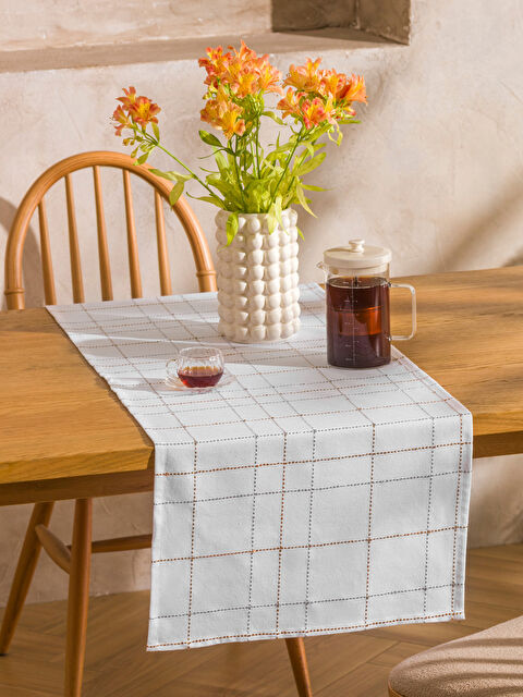 LCW HOME Ekose Desenli Runner 45x150 cm - S61324Z8-V9H