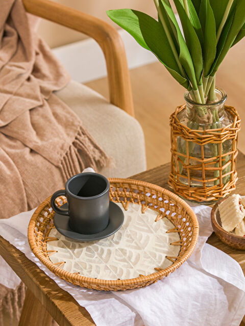 LCW HOME Dekoratif Hasır Tepsi 22 cm - S61372Z8-S0D