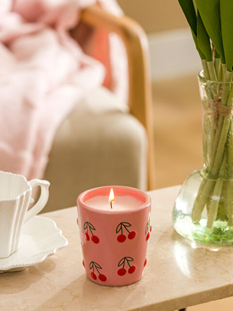 LCW HOME Mirisna sveća od trešnjinog cveta, 9 cm - S61489Z8-F9C