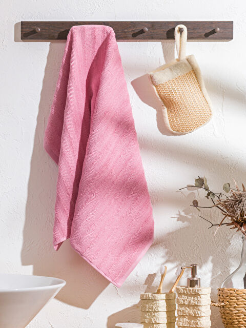 LCW HOME PINK Hand Towel - S61596Z8-DCV