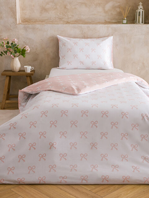 LC WAIKIKI Desenli Pamuklu Tek Kişilik Nevresim Seti - S61766Z8-QWK