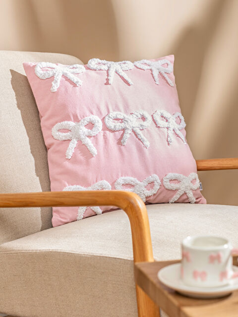 LCW HOME Fiyonk Baskılı Kırlent Kılıfı 45x45 cm - S62362Z8-ZWU