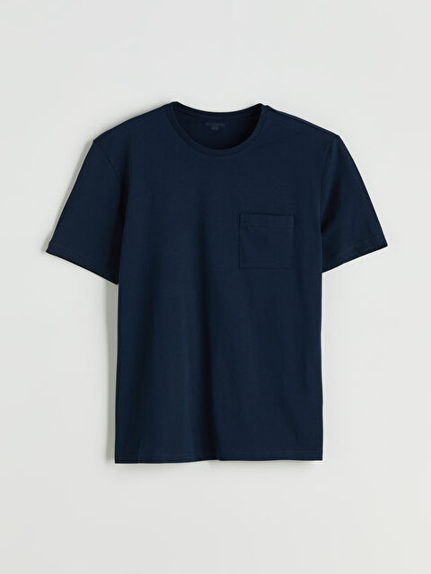 LC WAIKIKI Bisiklet Yaka Kısa Kollu Erkek Pijama Üst - S5QS91Z8-RFF