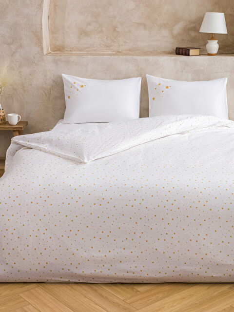 LCW HOME Çiçek Desenli Çift Kişilik Nevresim Seti - S62399Z8-F9C