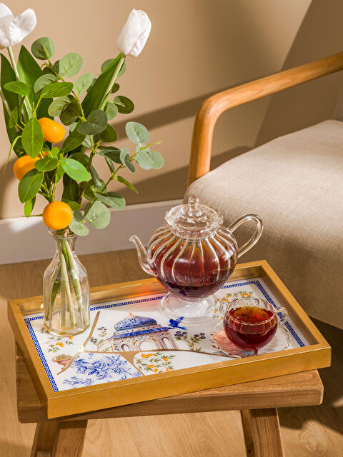 LCW HOME Baskılı Dekoratif Tepsi 24x39 cm - S62797Z8-F9C