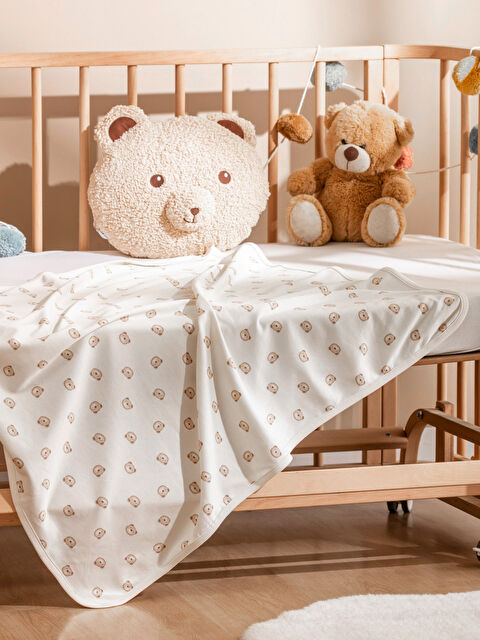 LCW ACCESSORIES Baskılı Erkek Bebek Müslin Örtü  - S63332Z1-LRB