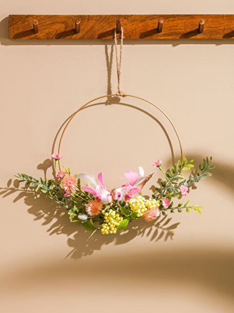 LCW HOME Çiçek Figürlü Kapı Süsü - S63509Z8-M0T