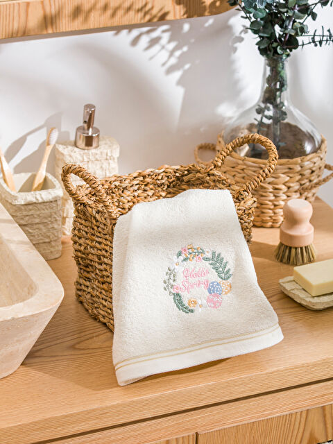 LCW HOME ECRU Hand Towel - S63922Z8-FDH