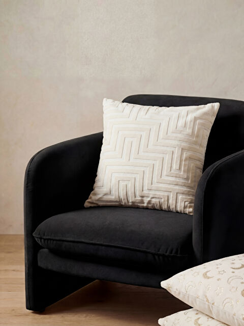 LCW HOME Geometrik Desenli Kırlent Kılıfı 45x45 cm - S64091Z8-FEJ