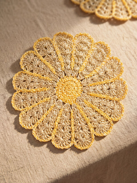 LCW HOME Çiçek Figürlü Hasır Supla 38 cm - S64504Z8-RW0