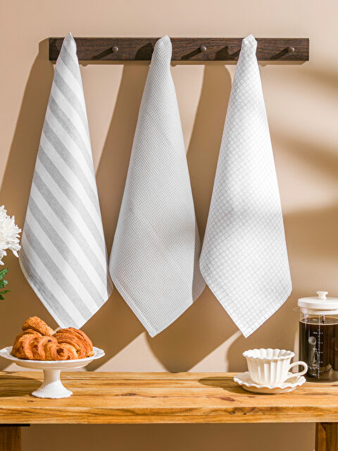 LCW HOME Kurulama Bezi 3'lü 40x50 cm - S64866Z8-F9C