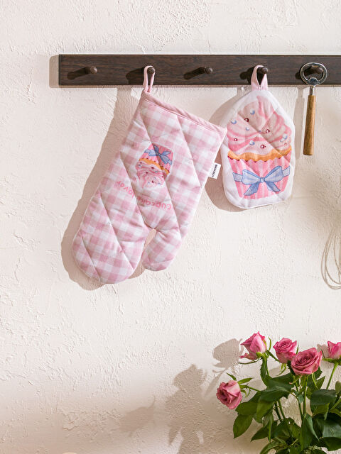 LCW HOME Baskılı Fırın Eldiveni ve Tutaç - S64871Z8-M0T