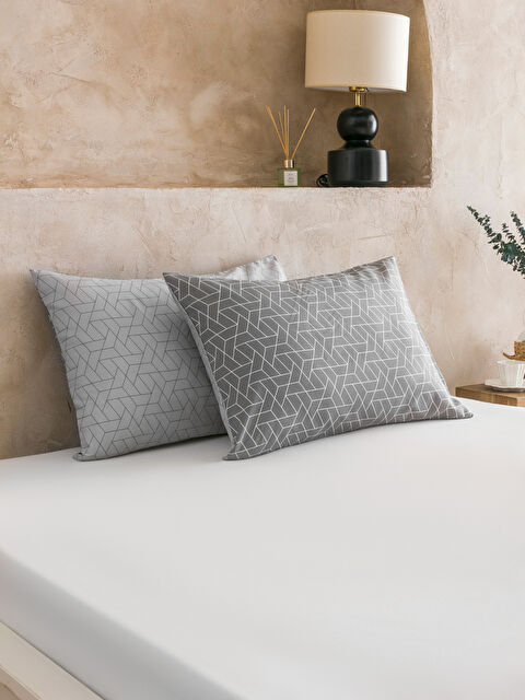 LCW HOME Taie d'oreiller GRIS - S64980Z8-LRW