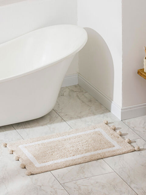 LCW HOME Püsküllü Banyo Paspası 50x80 cm - S64986Z8-DS3