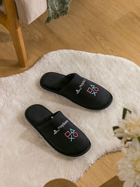 LCW STEPS Man BLACK Home Slippers - S65764Z8-J0F