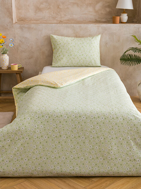 LCW HOME Floral Pattern Single Bed Duvet Cover Set - S65863Z8-F9C