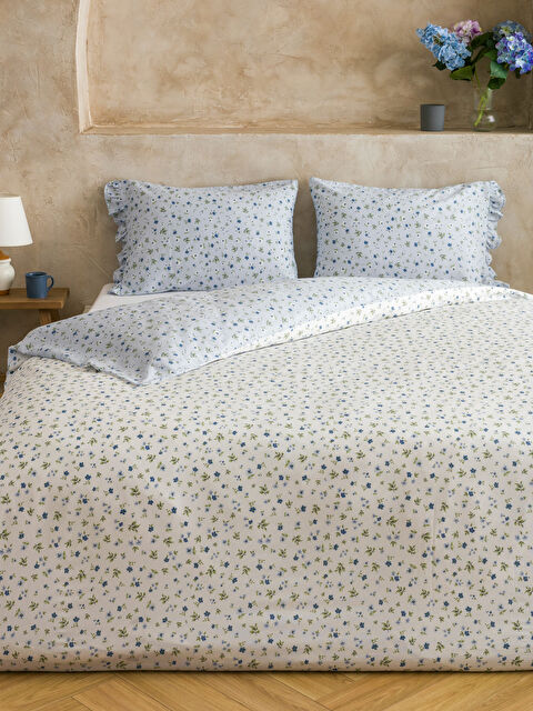 LCW HOME Çiçek Baskılı Çift Kişilik Nevresim Seti - S67450Z8-F9C