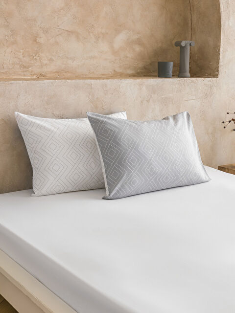 LCW HOME Desenli Yastık Kılıfı 2'li 50x70 cm - S67474Z8-LRW