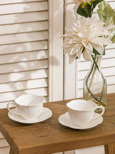 LCW HOME 2 Kişilik Porselen Kahve Fincan Takımı 100 ml - S68037Z8-LU7