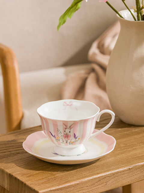 LCW HOME Štampani set od jedne porcelanske šoljice za kafu od 90 ml - S68069Z8-F9C