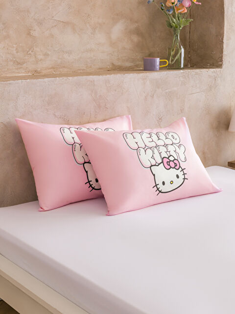 LCW HOME Hello Kitty Baskılı Yastık Kılıfı 2'li 50x70 cm - S6AL17Z8-LT4