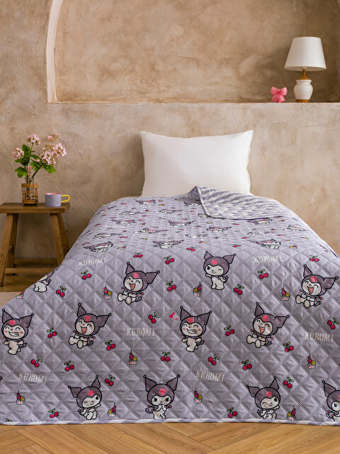 LCW HOME Kuromi Baskılı Tek Kişilik Yatak Örtüsü - S6BH47Z8-LTM