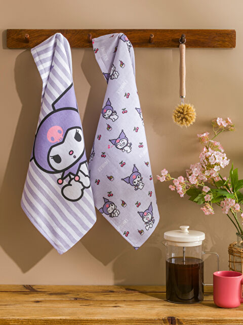 LCW HOME Kuromi Printed Tea Towel 40x50 cm - S6BI34Z8-LTM