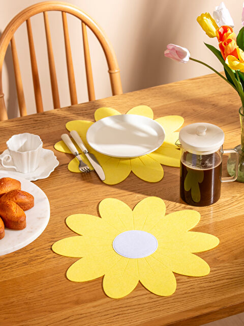 LCW HOME Flower Figured Placemat 2'li 38 cm - S6BL29Z8-F9C