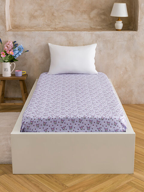 LCW HOME Kuromi Baskılı Tek Kişilik Lastikli Çarşaf - S6BL73Z8-LTM