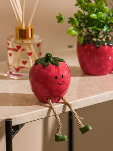 LCW HOME Çilek Figürlü Dekoratif Askılı Süs 14 cm - S6CB72Z8-M0T