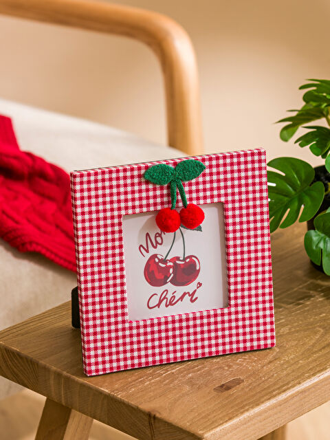 LCW HOME Kiraz Baskılı Fotoğraf Çerçevesi 17 cm - S6CB92Z8-M0T