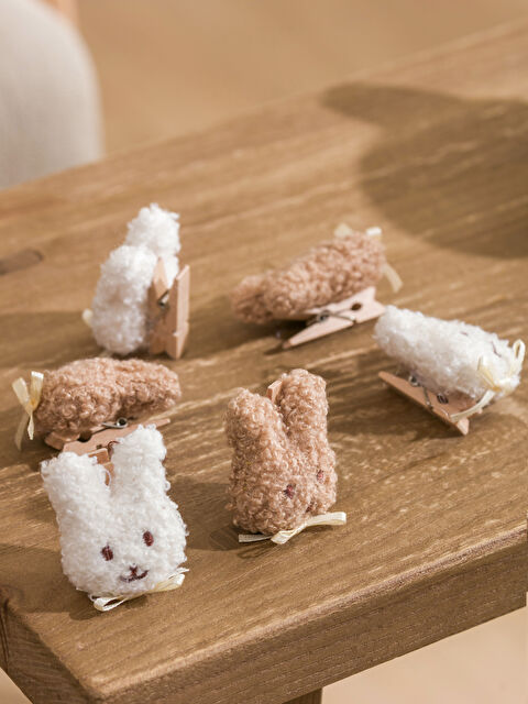 LCW ACCESSORIES Tavşan Figürlü Mandal Seti 6'lı - S6CN28Z8-M0T