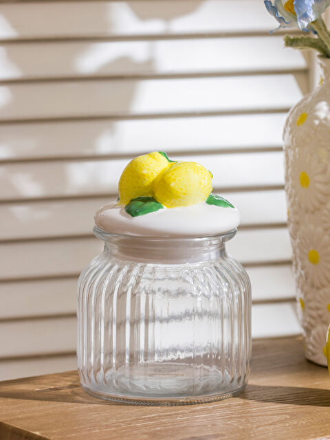 LCW HOME Limon Figürlü Cam Kavanoz 600 ml - S6CP07Z8-F9C