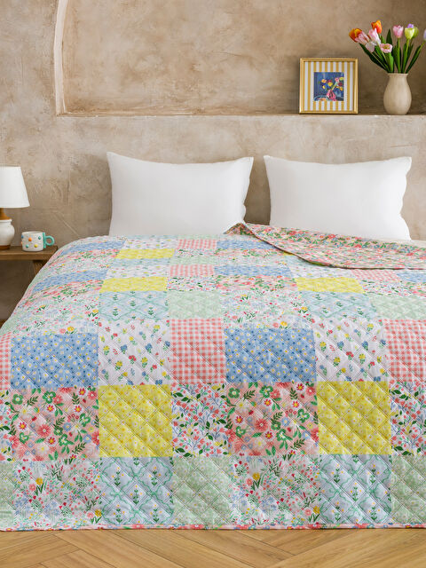 LCW HOME Floral Double Bedspread - S6CR35Z8-F9C