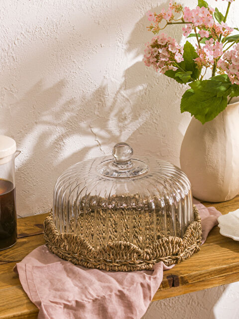 LCW HOME Dekoratif Hasır Tabanlı Sunumluk 26 Cm - S6CT05Z8-Q57