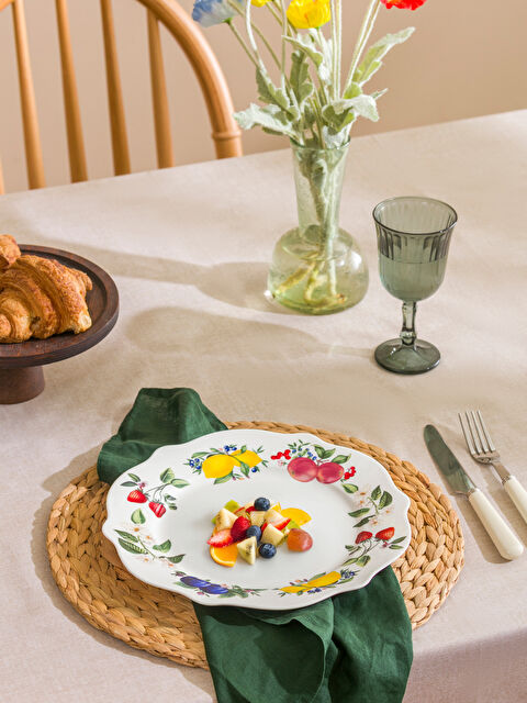 LCW HOME Baskılı Porselen Servis Tabağı 27 cm - S6CU05Z8-M0T