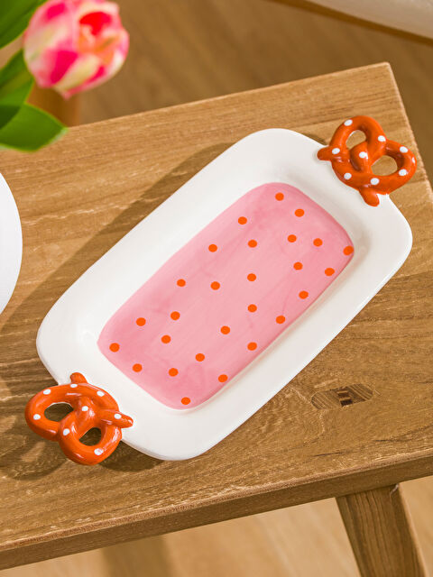 LCW HOME Desenli Seramik Sunum Tabağı 25 cm