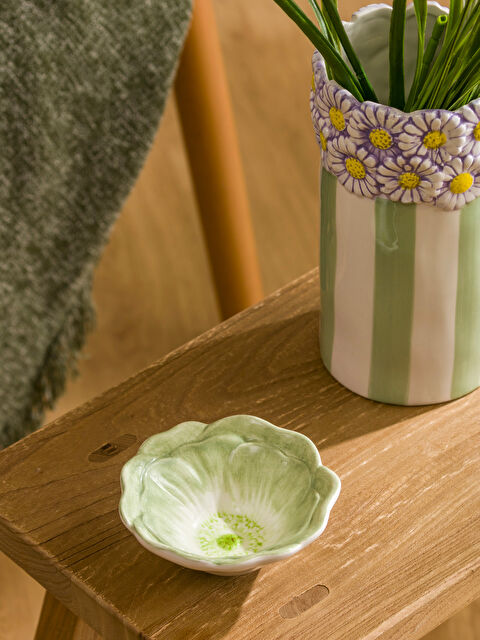 LCW HOME Çiçek Figürlü Seramik Kase 11 cm - S6CY09Z8-M0T