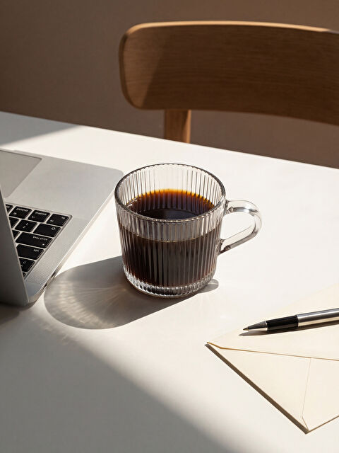 LCW HOME Glass Mug Set of 4 420 ml - S6DE25Z8-Q57