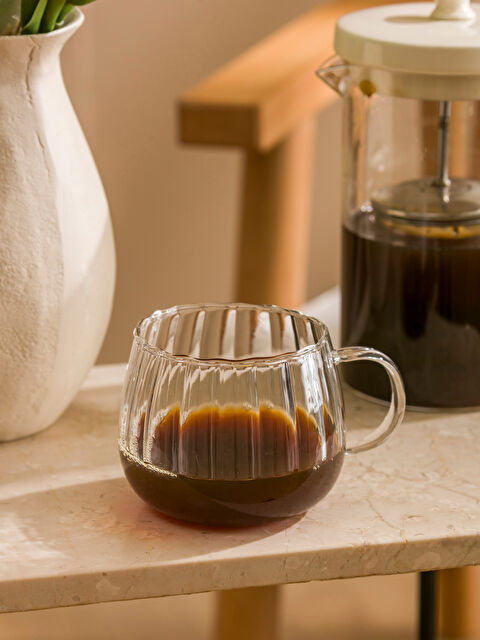 LCW HOME Double Walled Glass Mug 420 ml - S6DF20Z8-Q57