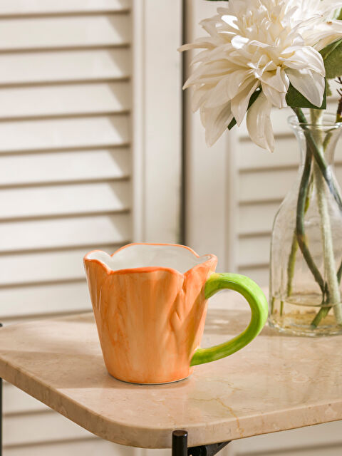 LCW HOME Keramička šolja sa cvetnim motivima, zapremine 210 ml - S6DL89Z8-F9C